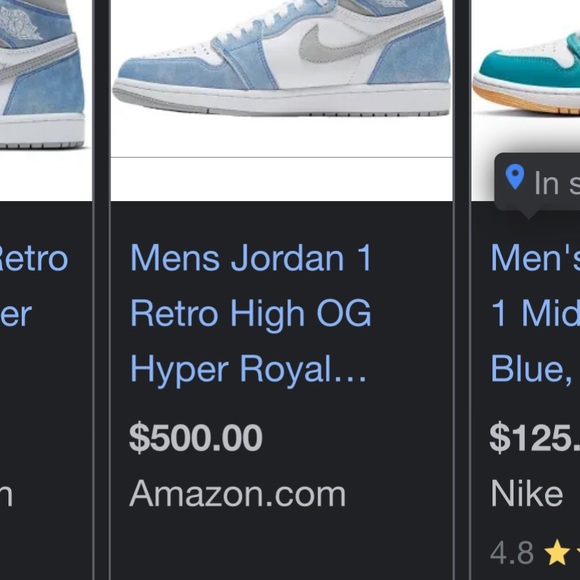 Air Jordan 1 Retro High "Hyper Royal" - Picture 5 of 6